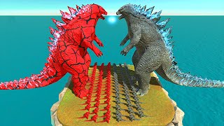 Epic Godzilla War - Team Godzilla 2014 VS Godzilla Hell X Monster Kong - Godzilla Minus One