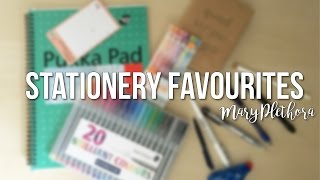 Stationery Favourites 2016 // MaryPlethora