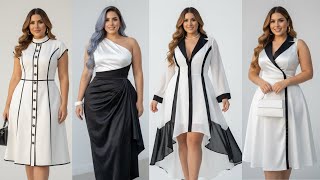Black & White Magic ✨: Unlock the Timeless Secrets of Classic Dresses!