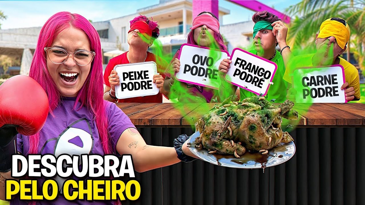DESCUBRA A COMIDA PELO CHEIRO *Errou leva tapa !