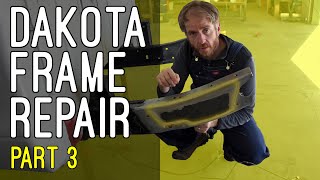 Rusty Frame Repair Dodge Dakota Part 3 - From Frame Section Patch