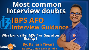 IBPS AFO Interview Guidance |Most Common Interview Questions & Doubts | By Kailash Tiwari
