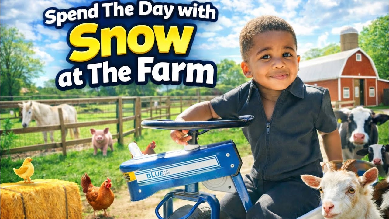 COME SPEND THE DAY WITH SNOW AT THE FARM - YouTube