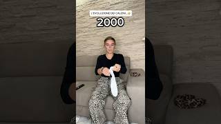 L’EVOLUZIONE DEI CALZINI#calzini #anno2000#anno2010#anno2020#anno2030#futuro#primavsdopo#evoluzione