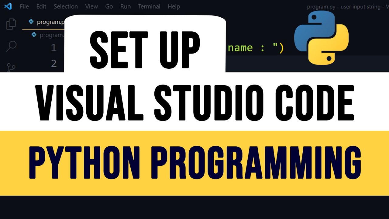 How to Setup Visual Studio ( vs ) Code for Running Python Programs ...