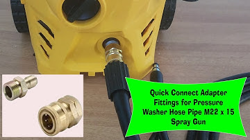 Quick Connect Adapter Fittings for Pressure Washer Hose Pipe