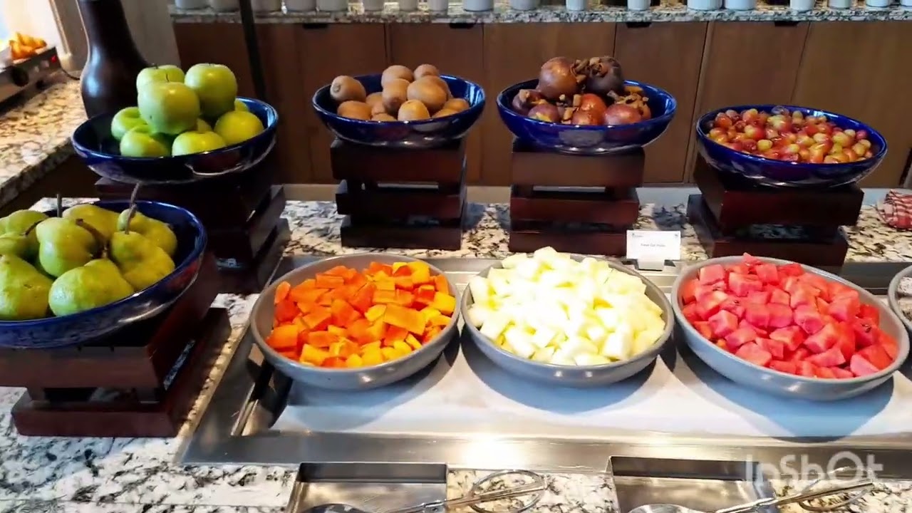 Breakfast buffet at Marriott Jim Corbett 