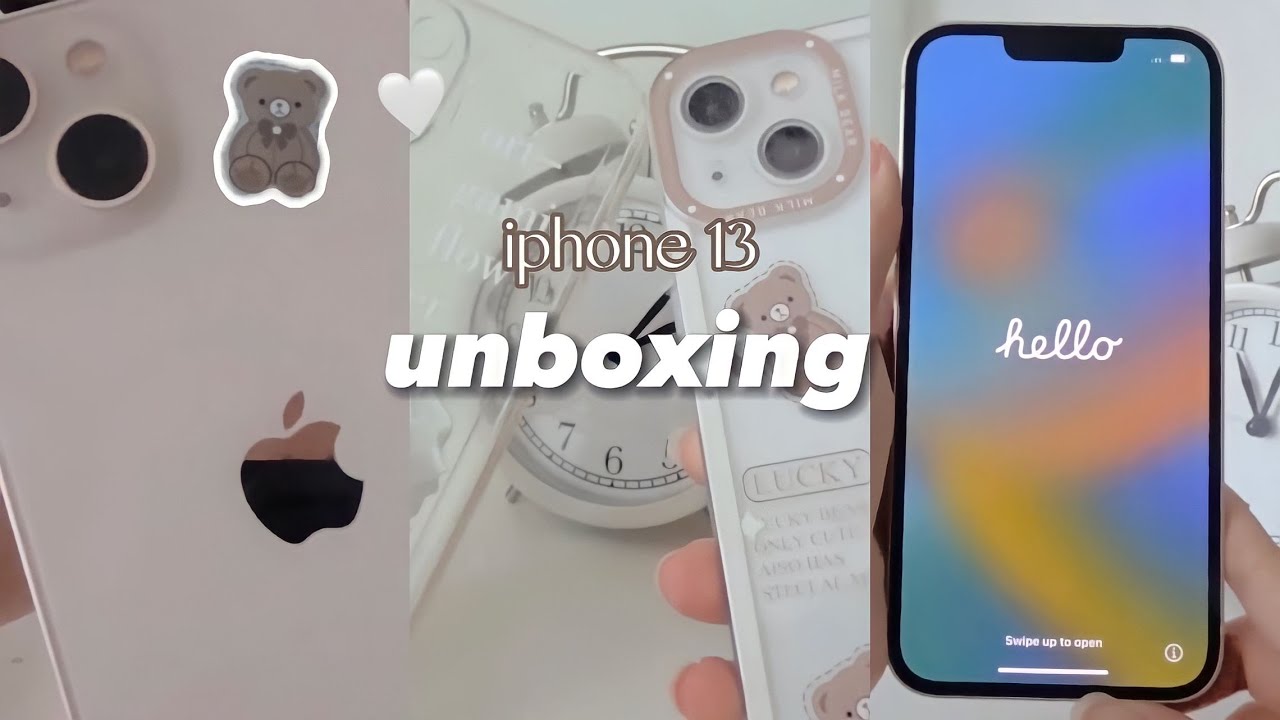 Unboxing aesthetic iPhone 13 covers/cases haul ! 🧋 