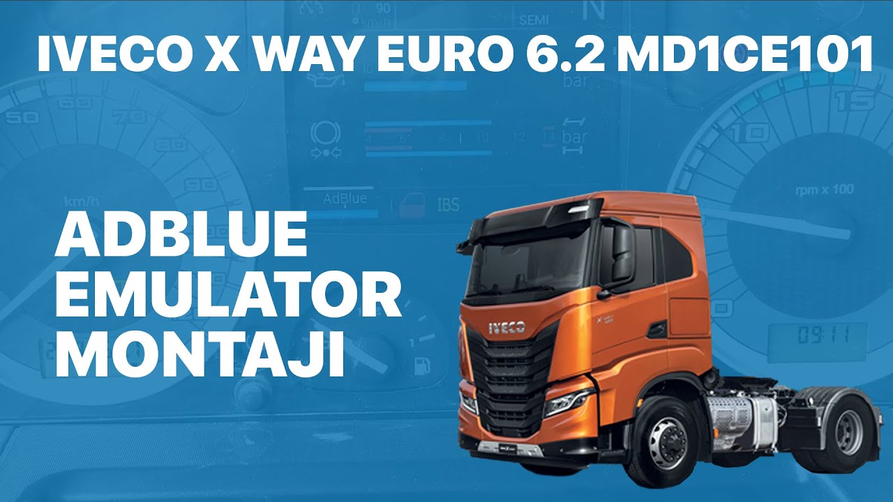 IVECO X WAY EURO 6.2 MD1CE101 Adblue Emülatör Montajı