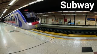 Walking Tour Tehran Metro Station