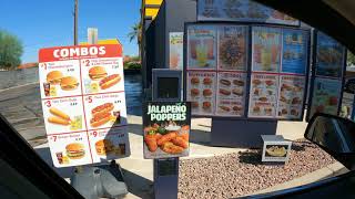 Hamburger Stand Drive-Thru, Wienerschnitzel Corn Dogs, 625 W Ajo Way, Tucson, Arizona, 21 Sept 2021