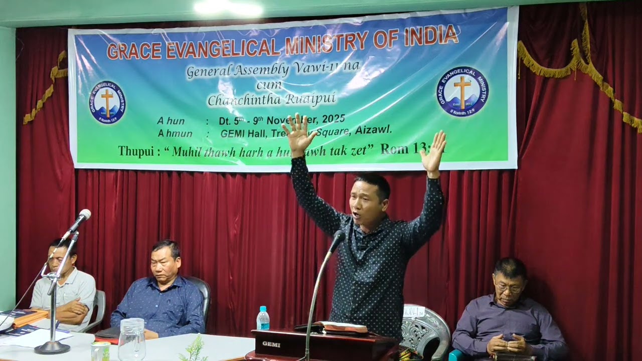 Evan  Hnehtua GEMI  General Assembly Cum Chanchintha Ruaipui vawi-11 na Dt 8-11-25.