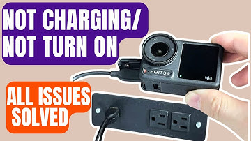 DJI Osmo Action Camera NOT CHARGING and NOT TURNING ON ? DON
