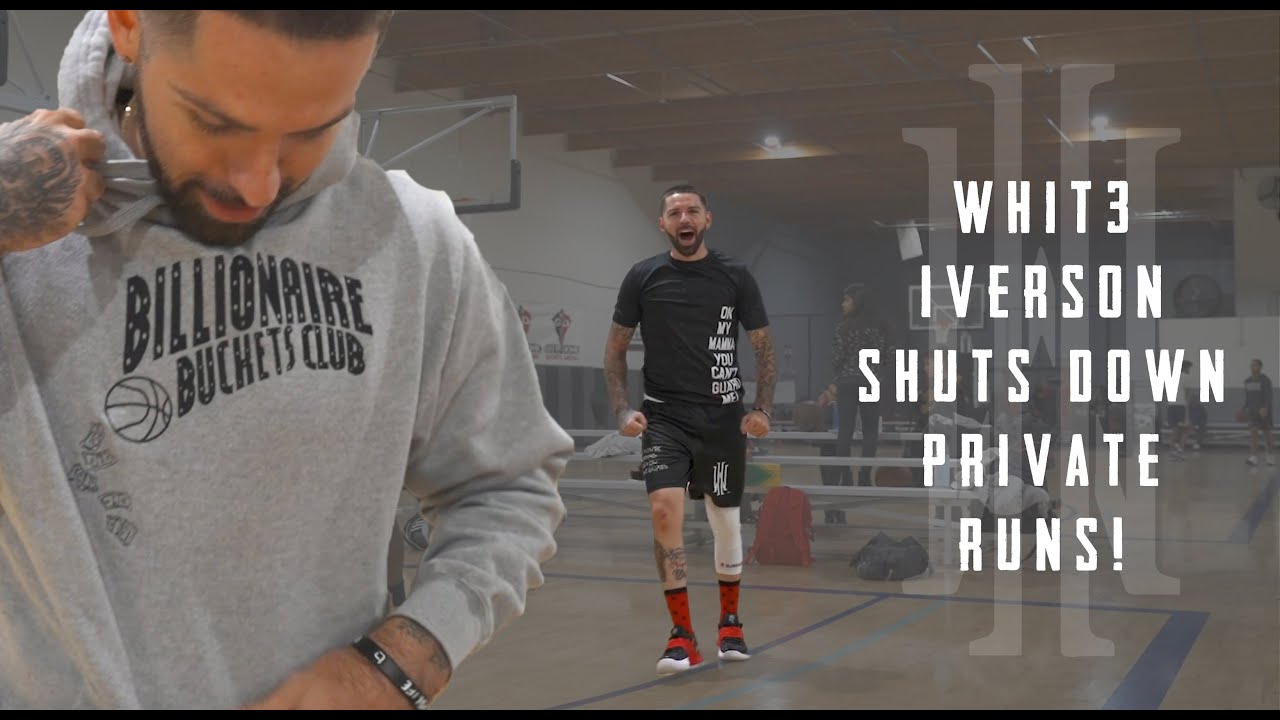 Whit3 Iverson Shuts Down Private Runs! 5v5 Basketball!