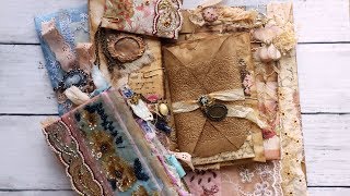 Dear Marie Romantic Vintage Junk Journal Collection / Envelope Art