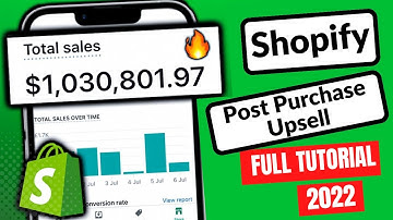 Shopify Post Purchase Upsell Tutorial  2022- Create Custom Upsells With ReConvert