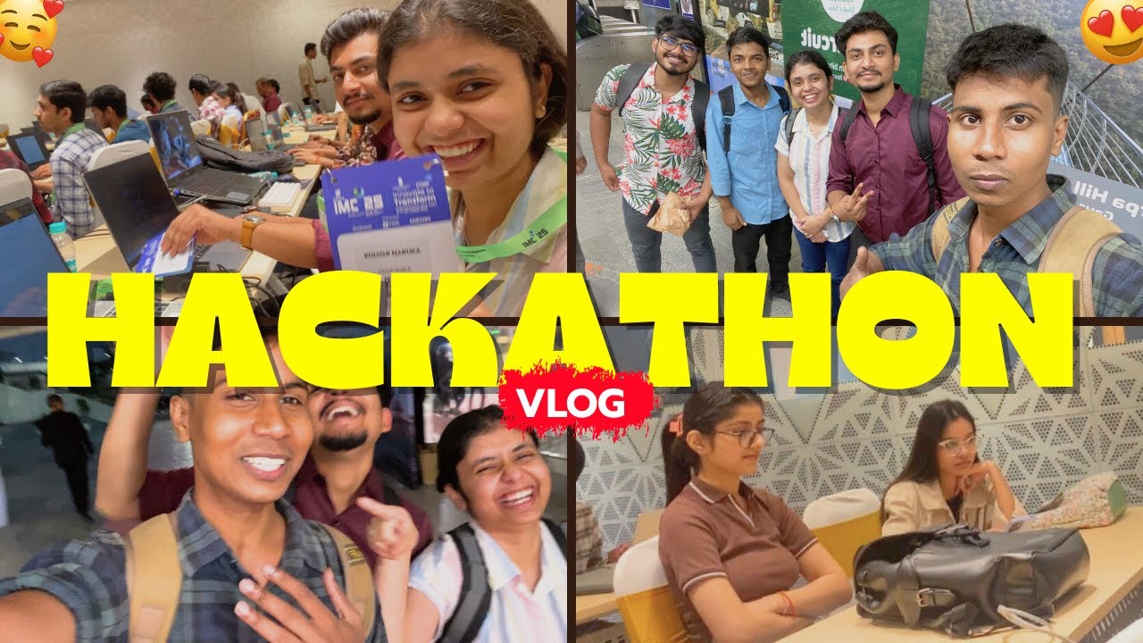 I Survived My FIRST Hackathon! 💻 Chaos, Coding & Fun | Hackathon Vlog ...