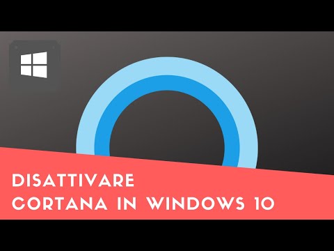 Disattivare Cortana in Windows 10 desktop/mobile