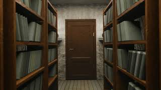 #Футаж в библиотеке дверь ведёт к книгам ◄4K•HD► #Footage in the library the door leads to the books