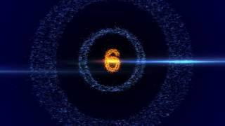 Famous 4K UHD Particle Numbers Countdown Spread Animation Profile
