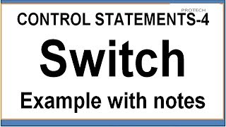 SWITCH STATEMENT (HINDI)