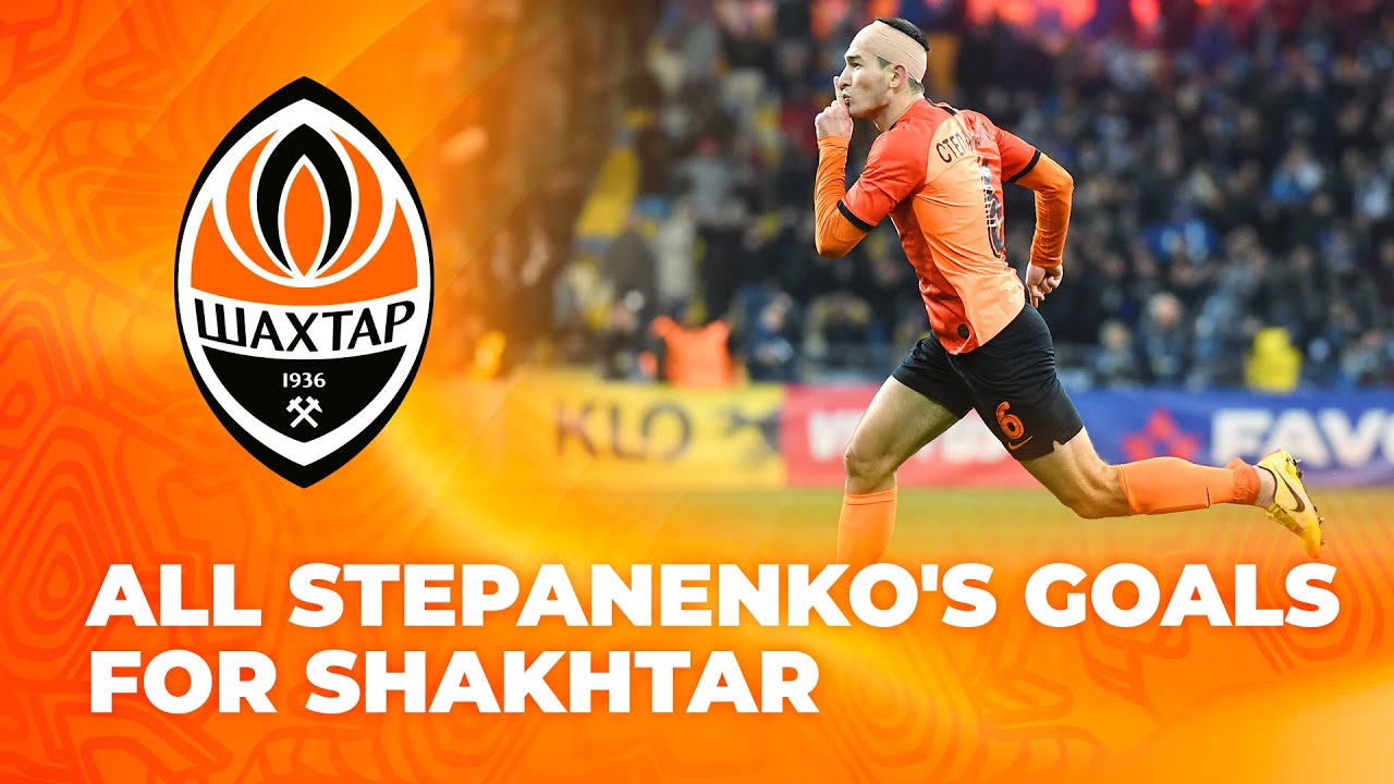⚽️ Усі голи Тараса Степаненка за Шахтар | Суперголи ножицями, влучні удари в ЛЧ та інші