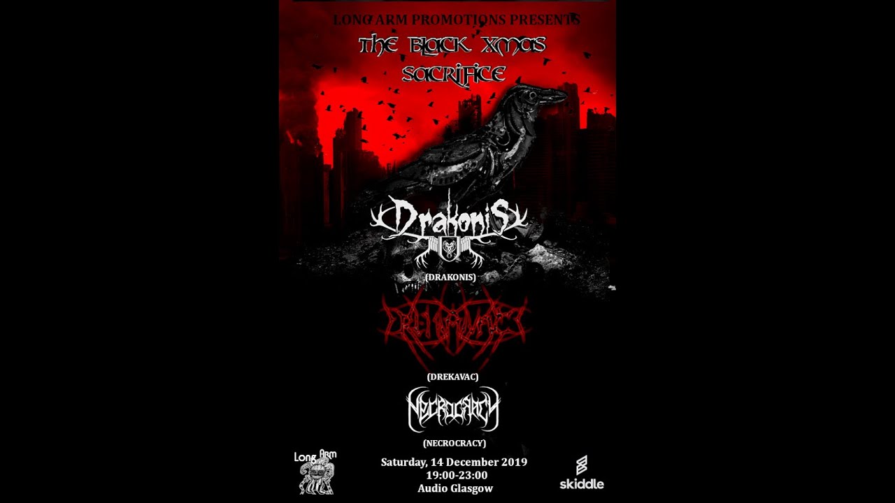 Drakonis (NIR) - Live at Audio, Glasgow 14th December 2019 FULL SHOW HD