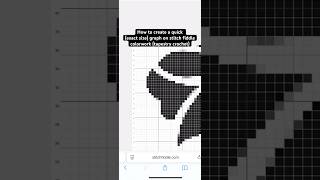 How to Create a Quick Tapestry Crochet Graph on Stitch Fiddle | Exact Size #crochet #tapestrycrochet