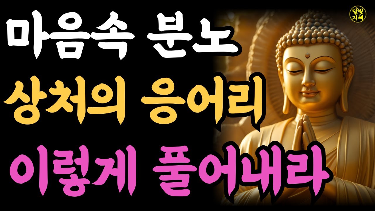 마음속 분노 상처의 응어리 이렇게 풀어내라ㅣ부처님지혜 | 부처님말씀 | 석가모니가르침 | 불교철학