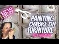 Buds & Branches Transfer & Ombre Painting - A Dixie Belle Paint Tutorial
