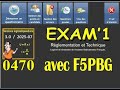 Cours 0470 à la licence radioamateur avec Exam1 - Lundi 21 juillet 2025 - 15h00