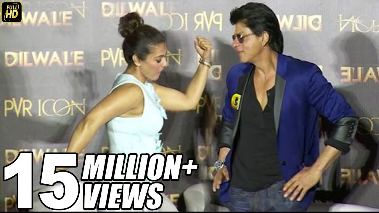 Смешные позы Шахрукх Кхана и Каджол на презентации песни Dilwale Manma Emotion Jaage | Варун Дхав...