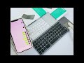 Foldable Wireless Bluetooth Keyboard ⌨️ Portable Multi-Device Keyboard for Work Anywhere