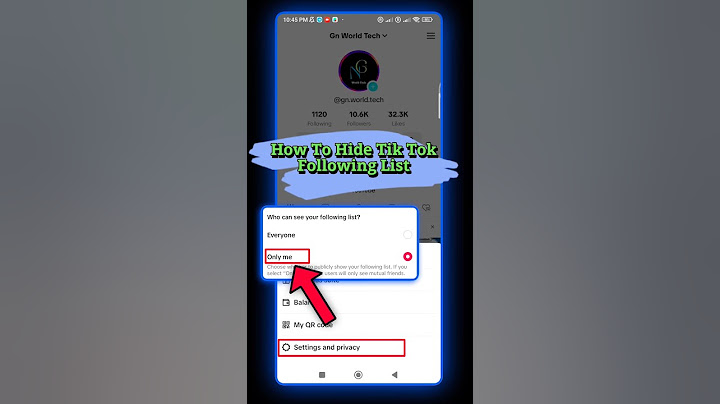 Hide your tiktok friends | TikTok Friends Kaise Hide kare | Hide TikTok Friends List