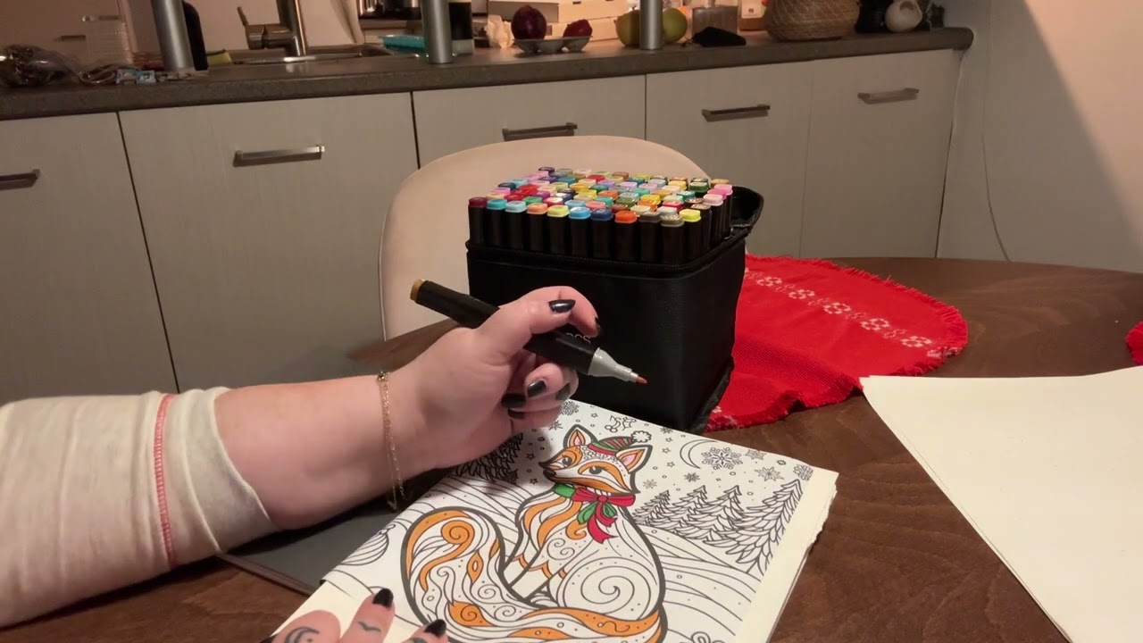 S2E14 ASMR Coloriage de Noël 2