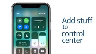 How to Add Stuff to Your Control Center