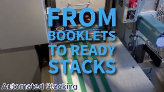 Inline Booklet Workflow | Feed, Label, Stack in One Pass