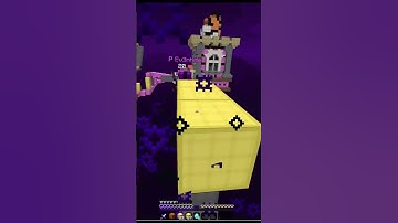 Crazy block trap in Hypixel Bedwars