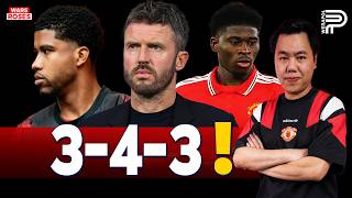 Revealed! Carrick uses a 3-4-3 formation and is happy with Baleba and Santos partnership | Pop We...