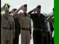 الرفيق القائد عزة إبراهيم رعاه الله في زيارة الى نصب الجندي المجهول