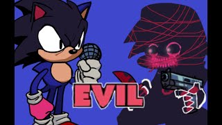 Friday Night Funkin Mod Corruption Sonic Faker Vs Evil Boyfriend Round 2 Day 7