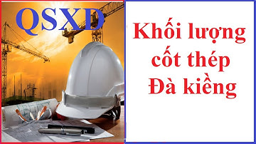 Khối lượng cốt thép đà kiềng