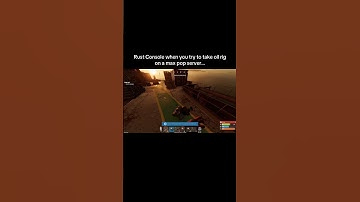 Rust Console when you try to take oil rig on a max pop server…#shorts #rust #rustconsole