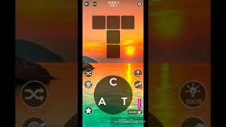 Wordscapes levels 1-5 walkthrough