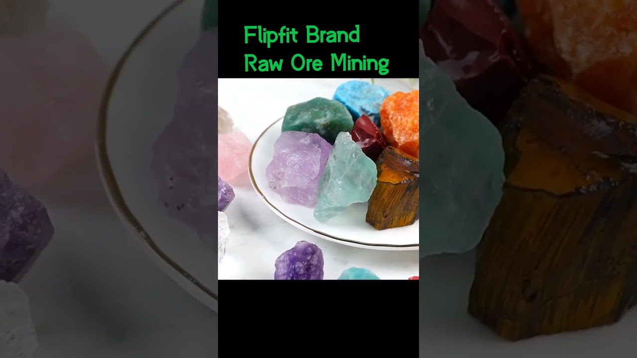 Discover the Untamed Beauty of Flipfit Raw Ore Stones!