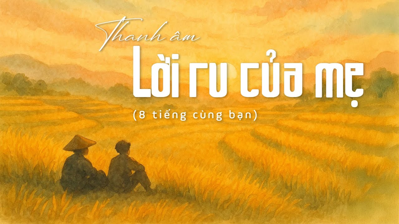8 tiếng đêm nay tôi sẽ ở cùng bạn 🌙 Những lời ru quen thuộc thời thơ bé | Sáo trúc & Piano êm dịu