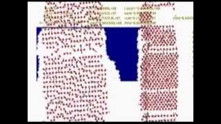 Molecular Dynamic simulation of nano-copper uniaxial deformation