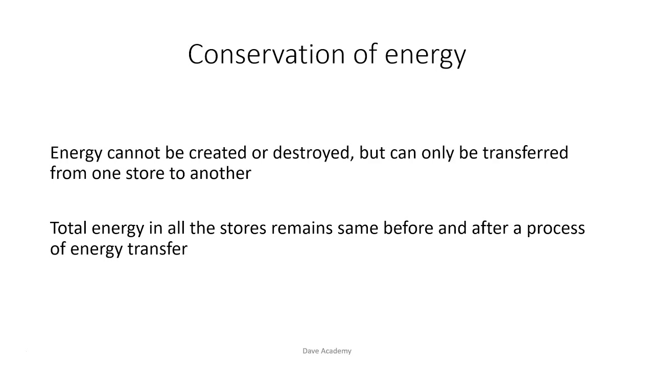 06 Conservation Of Energy Energy Physics Dave Academy YouTube 06 Conservation Of Energy Energy Physics Dave Academy YouTube