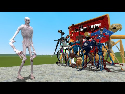 NEW SCP-096:SL THE SHY GUY UPDATE VS TREVOR HENDERSON CREATURES!! Garry's  Mod [SCP Foundation] -  in 2023