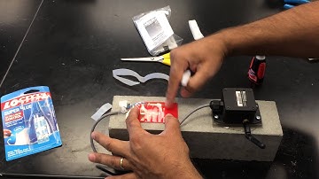 Resensys Wireless Strain SenSpot Sensor Installation on Concrete